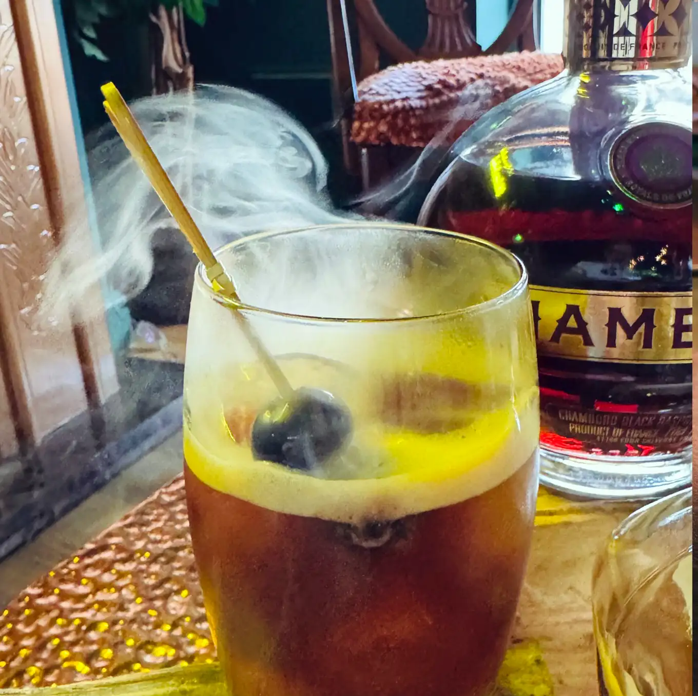 Ice vapor cocktail