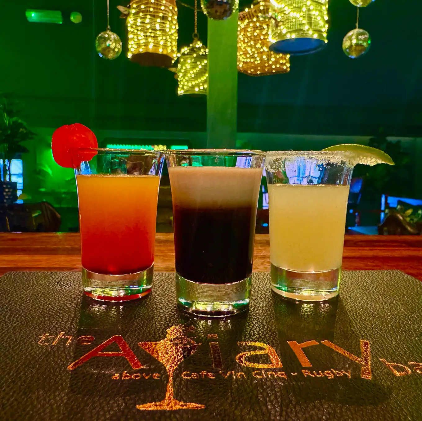 Trio of shots